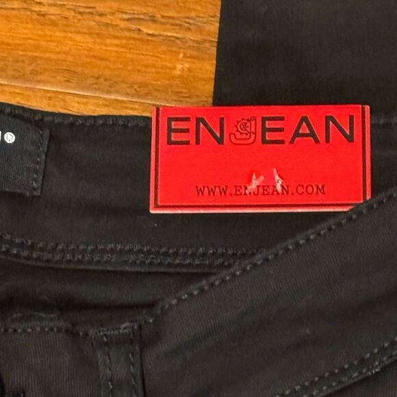 ENJEAN Black Skinny Jeans size 3 high rise - Picture 4 of 10